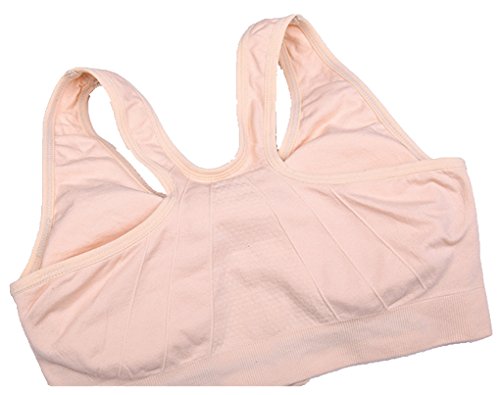 Ohlyah Women's Zipper Front Closure Sports Bra for Yoga and Fitness Racerback Bras